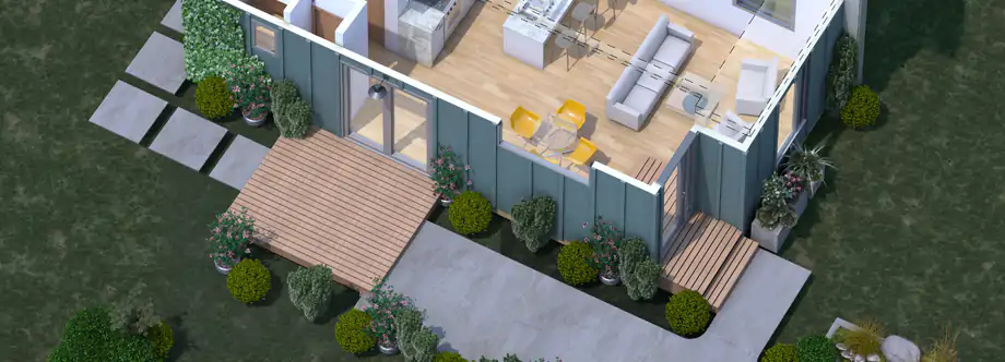 Isometric Floor Plant by 3D Render Art